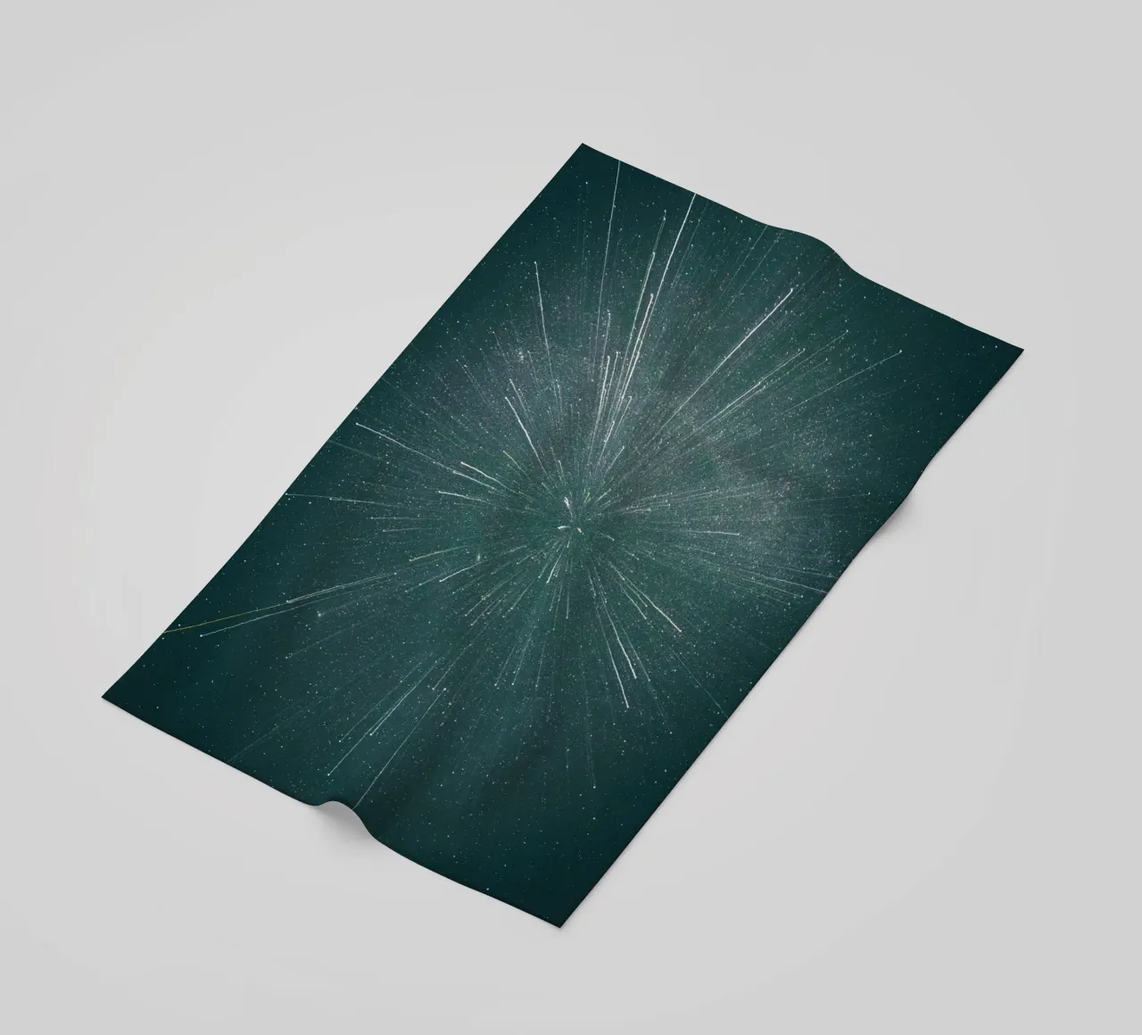 pioggia di stelle telo mare da space words