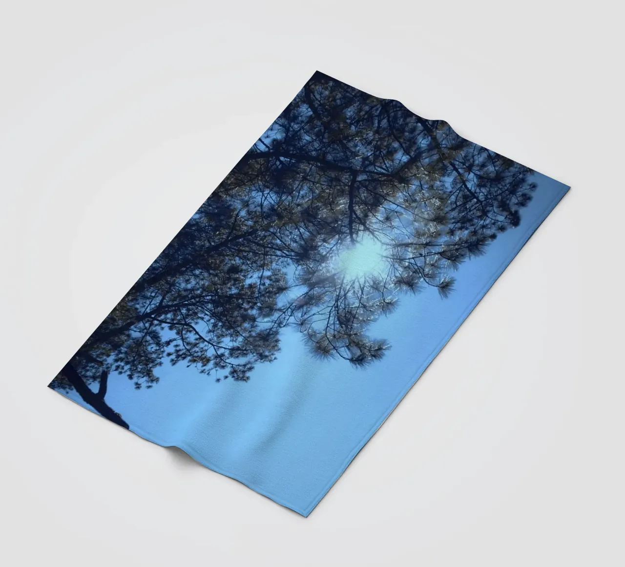Waldbaum Fleecedecke von space words