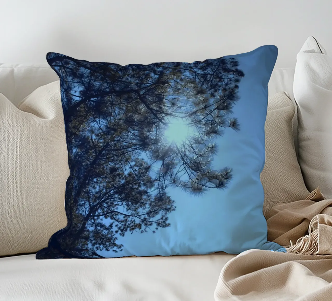 albero del bosco cuscino da space words