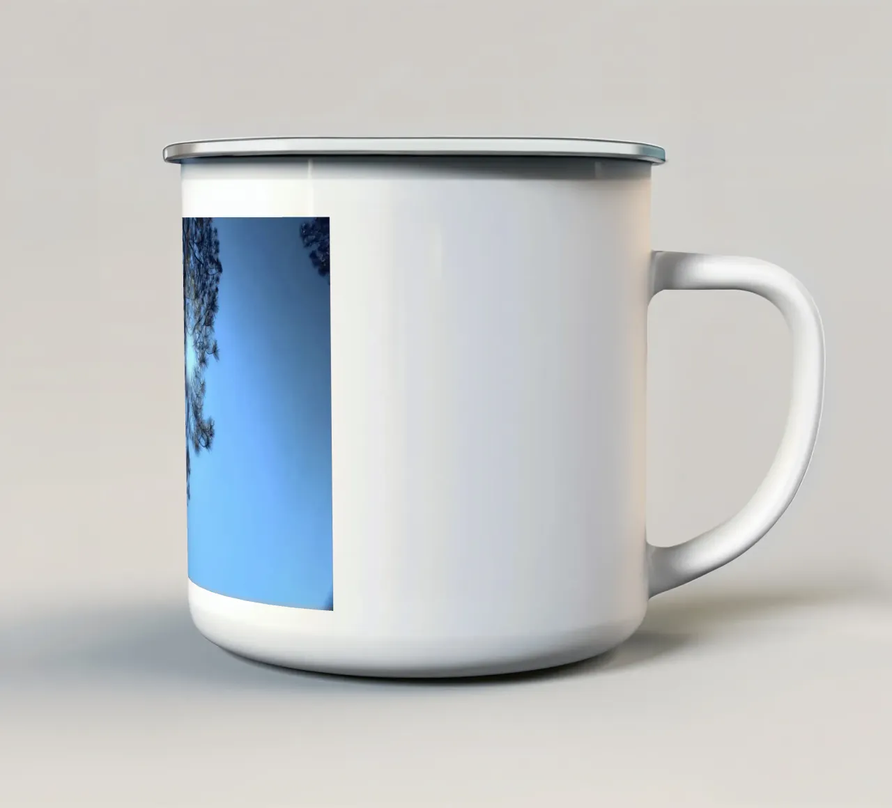 albero del bosco tazza in smalto da space words