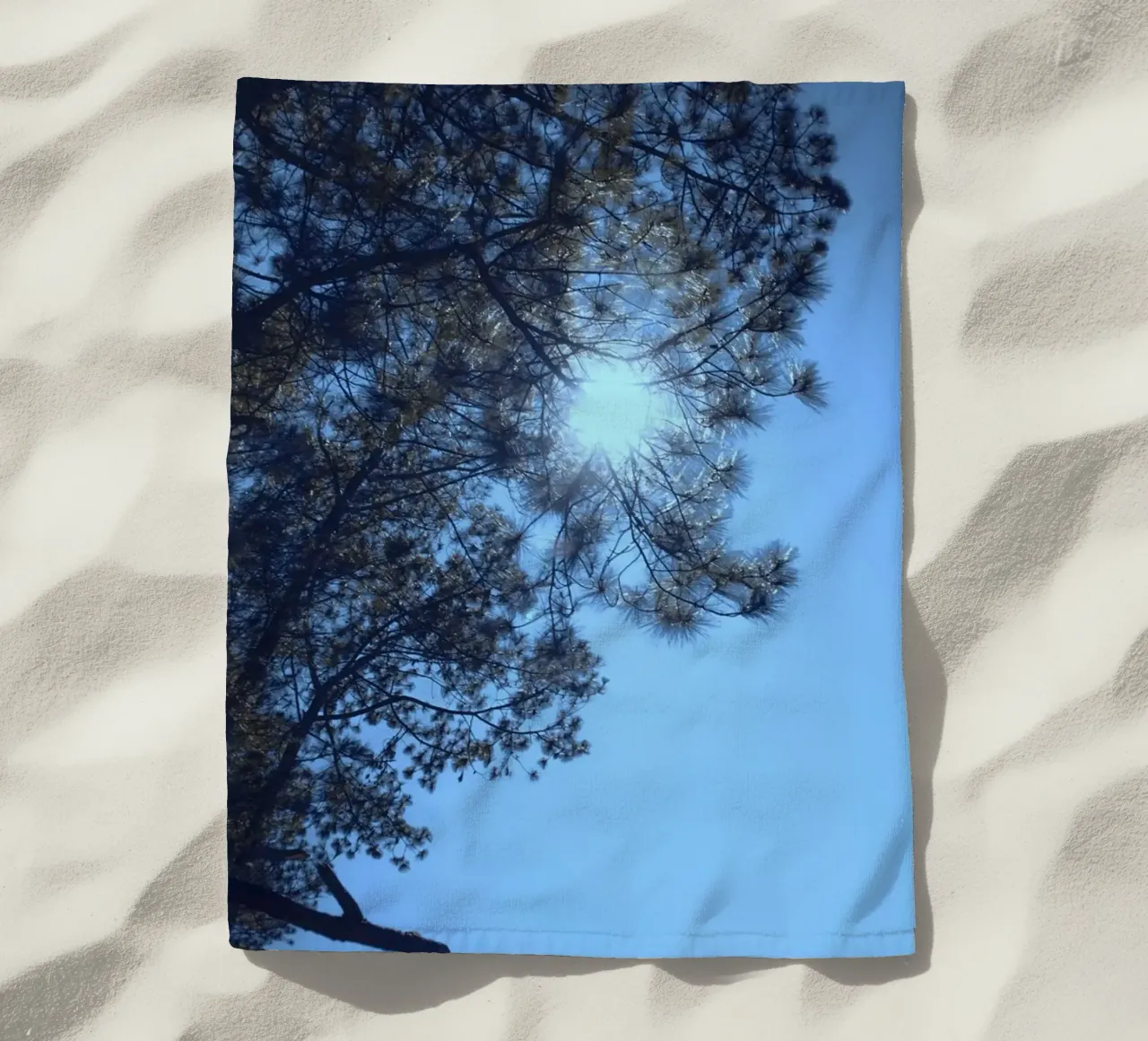 albero del bosco telo mare da space words