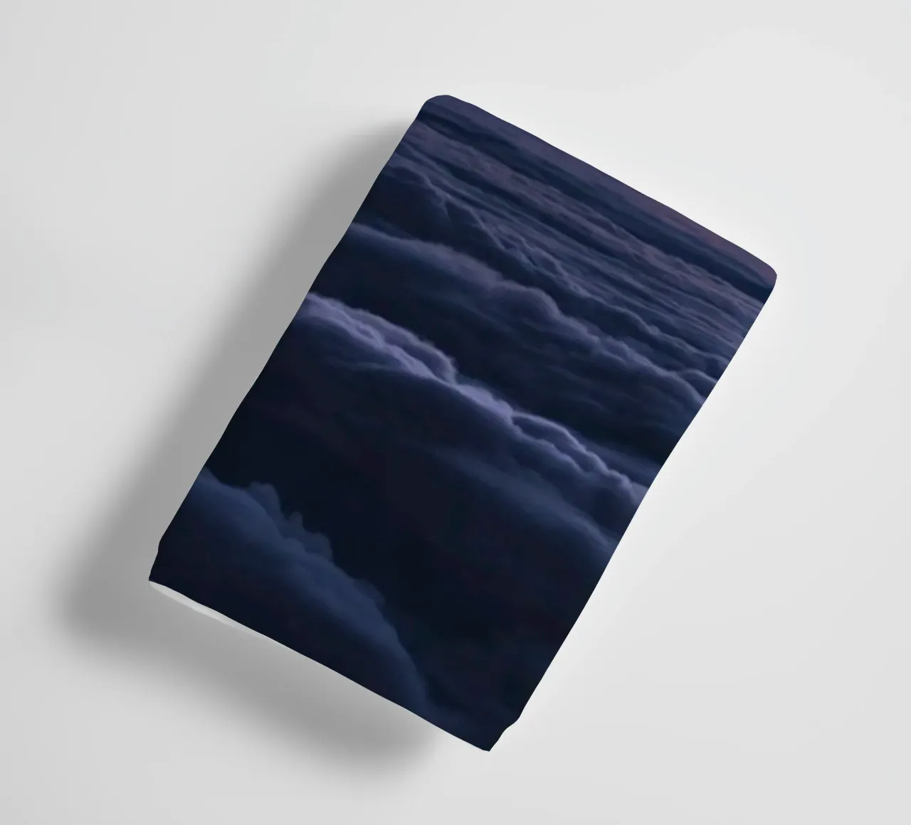 cloudscape and sun rays towel by space words