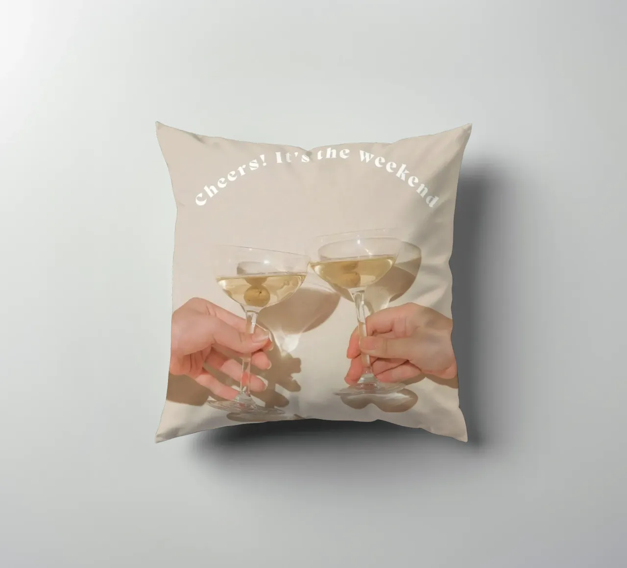 Weekend decorative cushion by Dreamer10