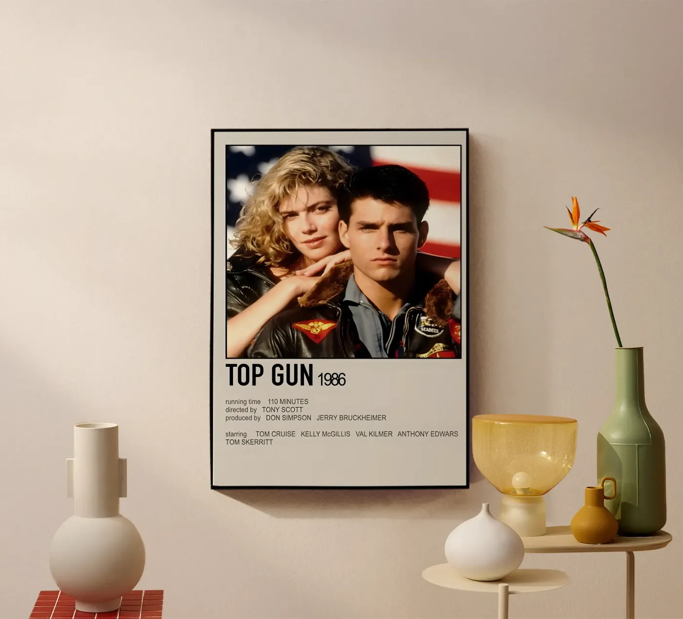 TOP GUN 1986 plexiglass da MVFminimalist