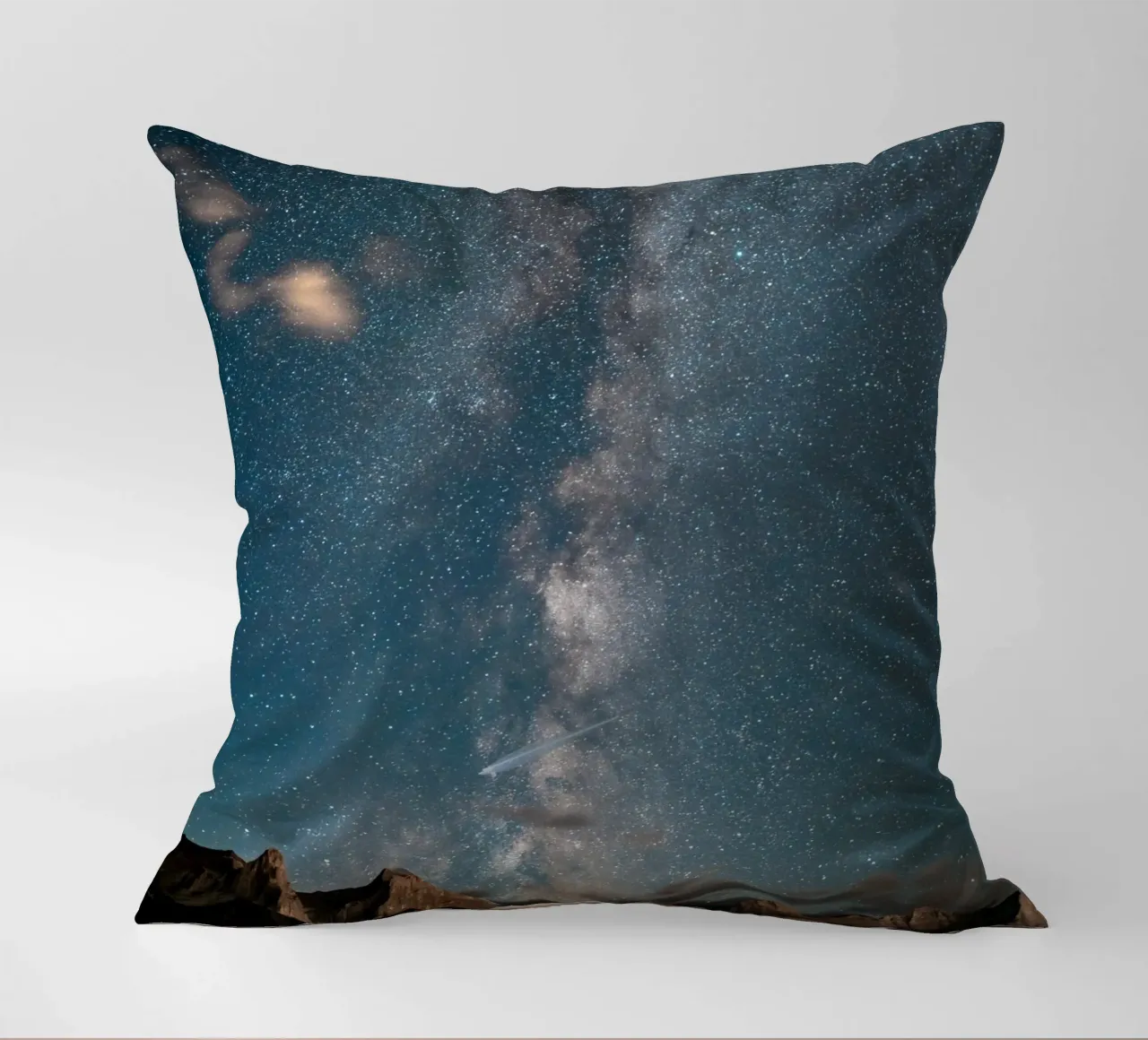 paesaggi naturali astronomia cuscino da space words