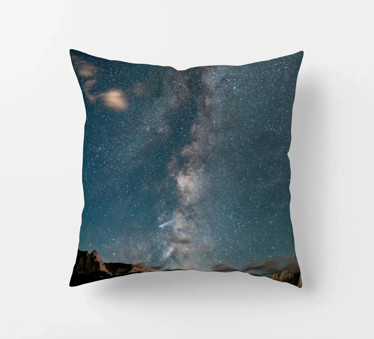 paesaggi naturali astronomia cuscino da space words