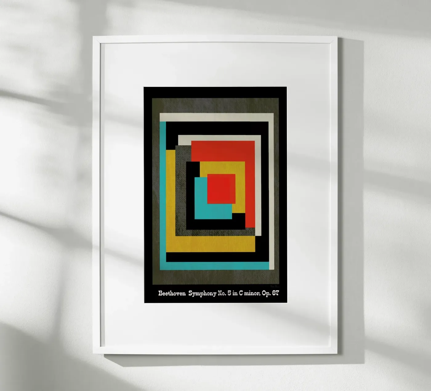 Beethoven - Symphony 5 poster da Prelude Posters