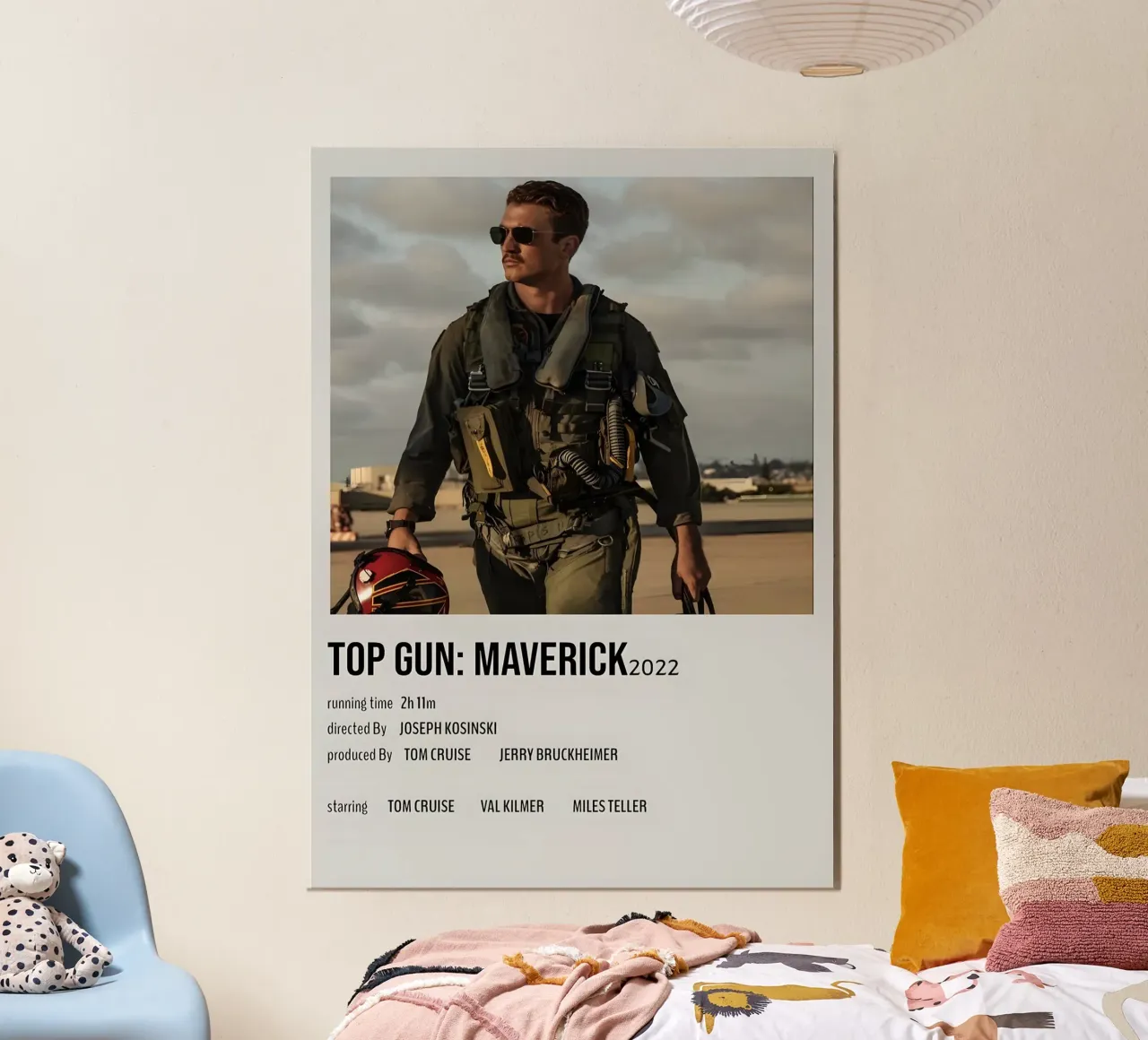 TOP GUN MAVERICK2022 poster da MVFminimalist