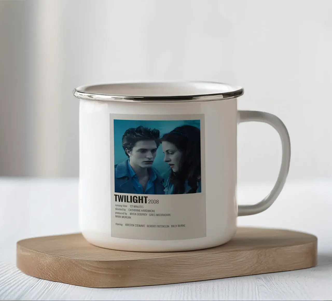 TWILIGHT 2008 taza de esmalte de MVFminimalist