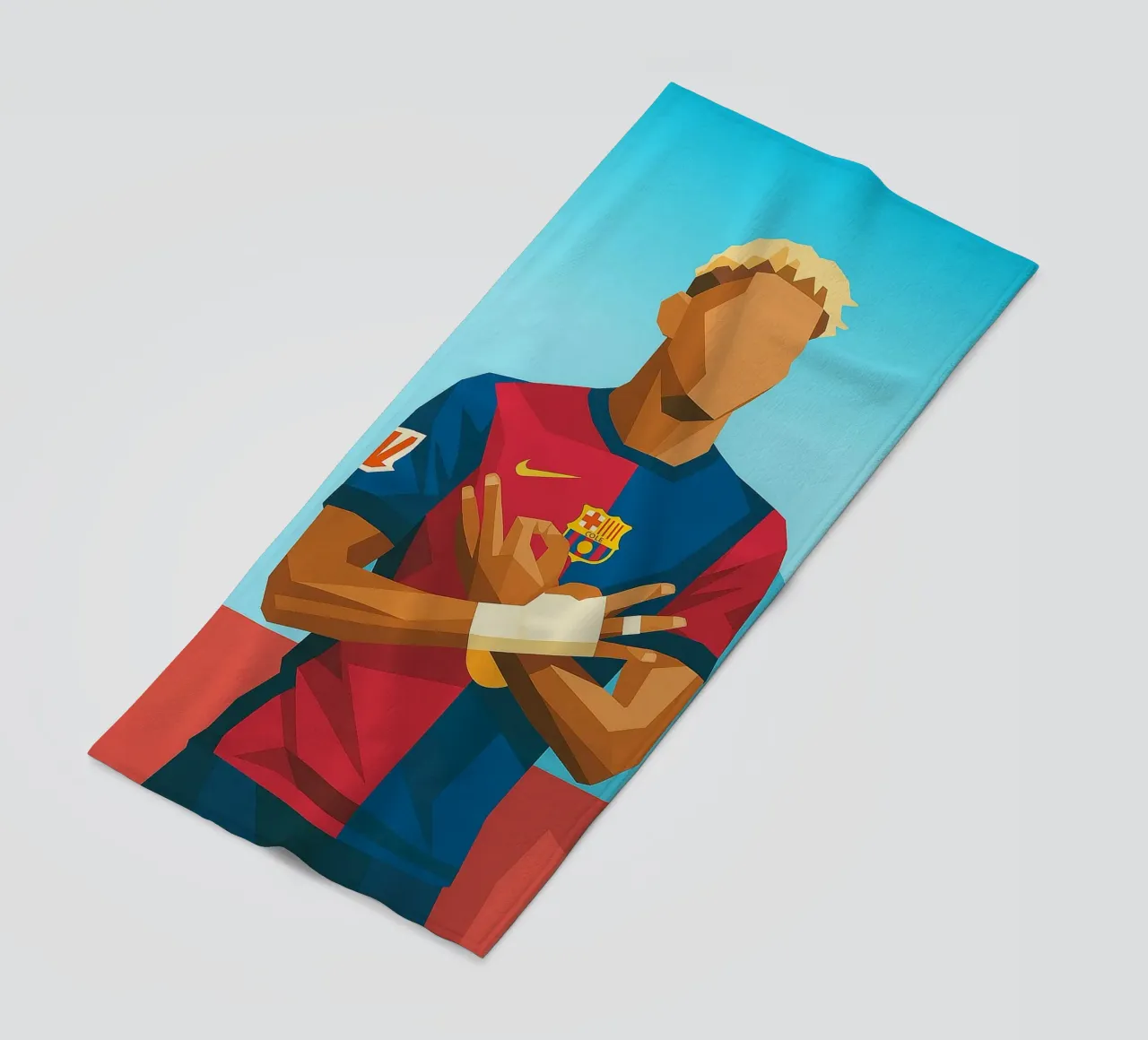 Lamine Yamal Illustration telo mare da NextPixel