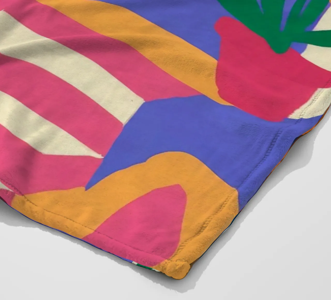 Passi Rosa Salita Fogliare coperta in pile da Stone Decade