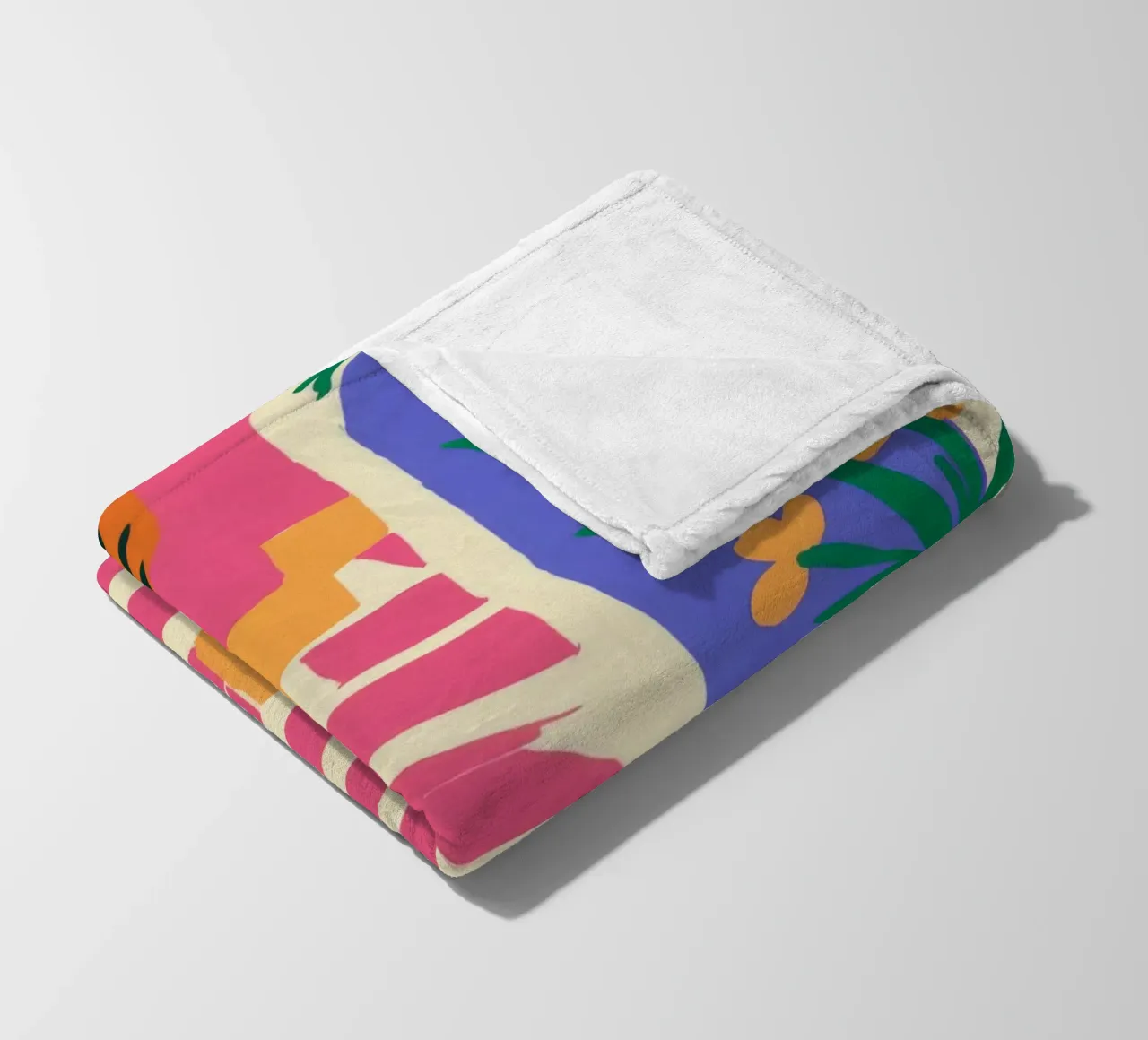 Passi Rosa Salita Fogliare coperta in pile da Stone Decade