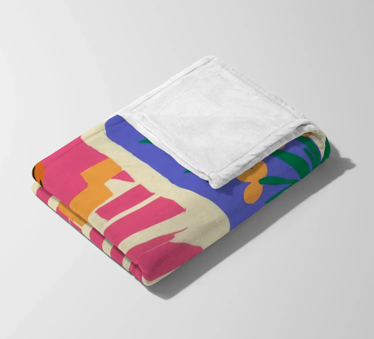 Passi Rosa Salita Fogliare coperta in pile da Stone Decade
