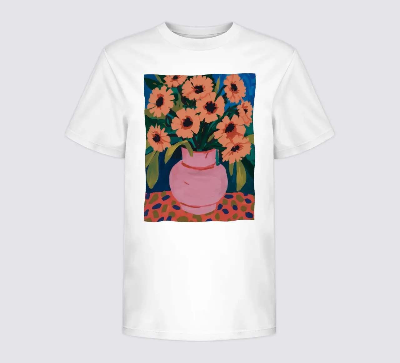 Sunflower Blush Rhapsody kids t-shirt by Pan Denim