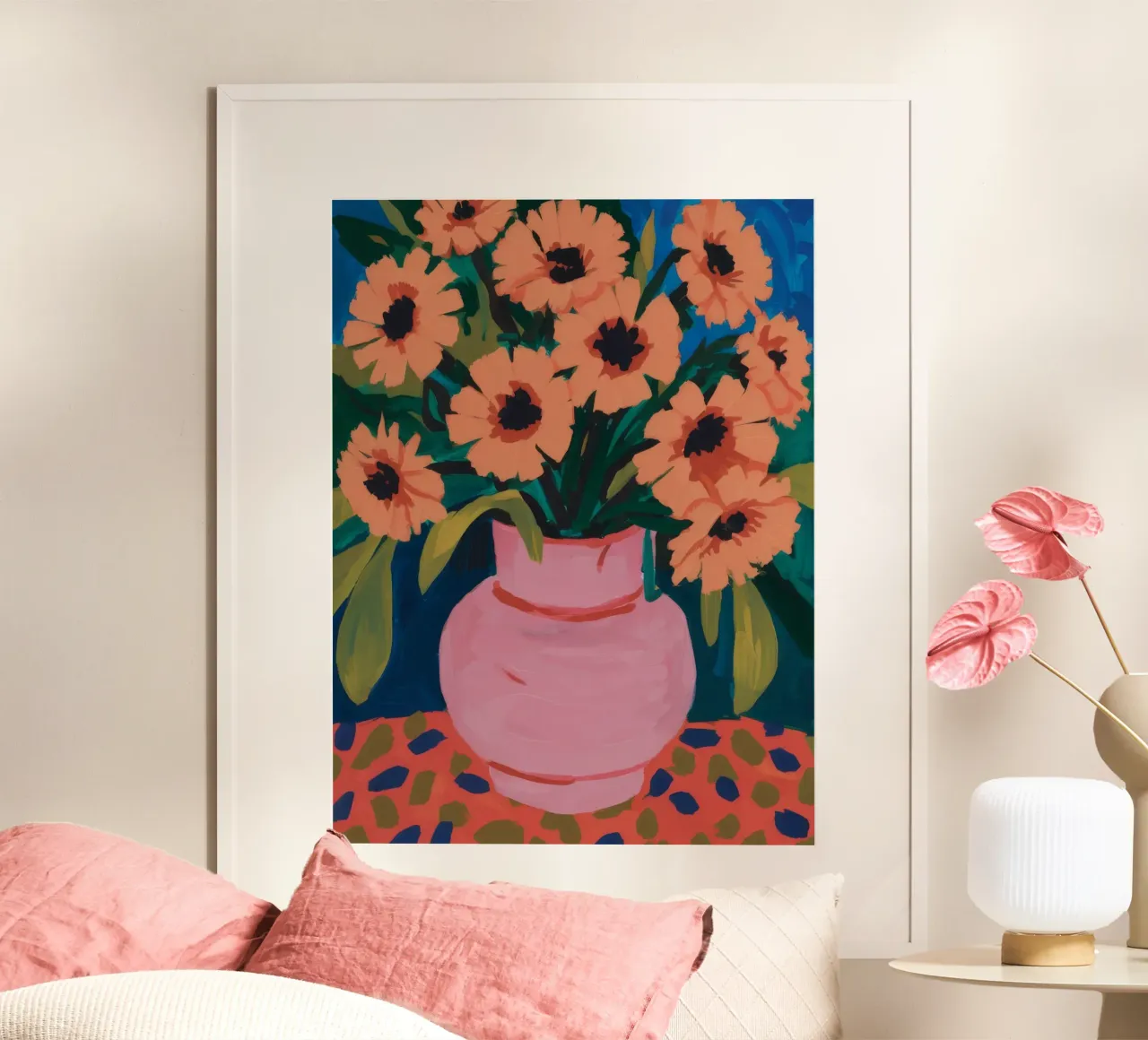 Sunflower Blush Rhapsody hahnemühle by Pan Denim