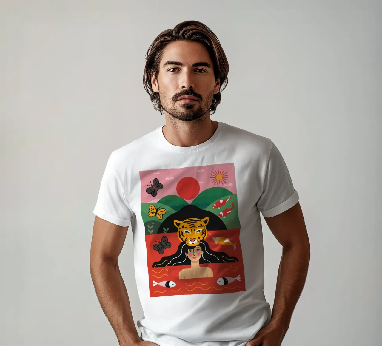 Pesce Tigre Dea t-shirt da Stone Decade