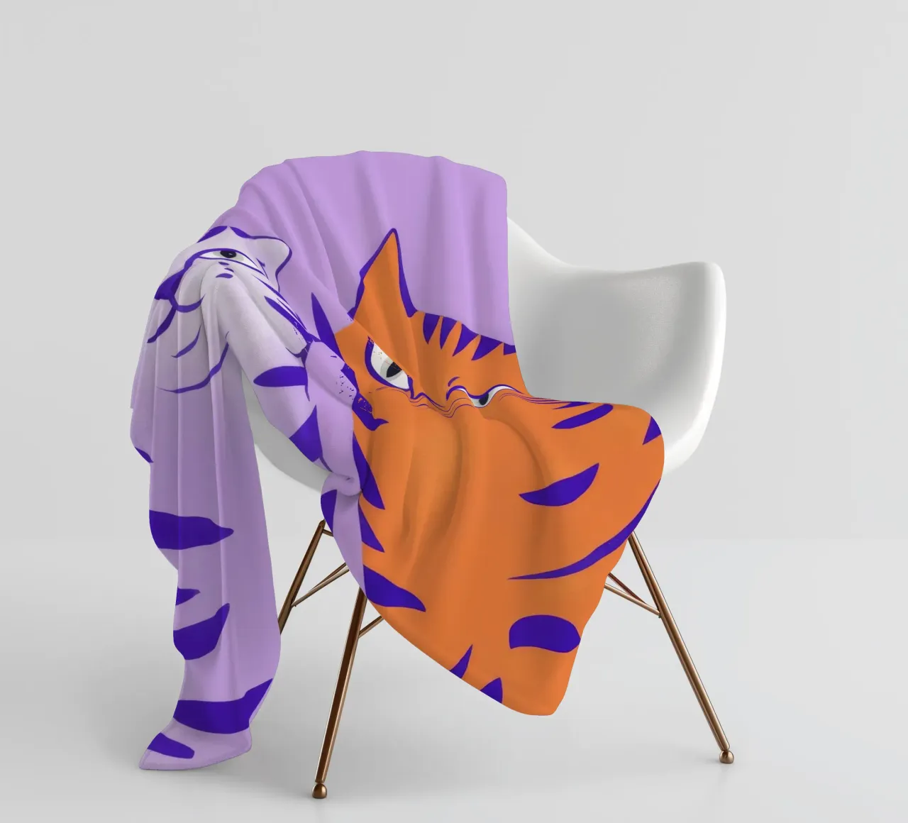 Duo soriano tigrato coperta in pile da Stone Decade