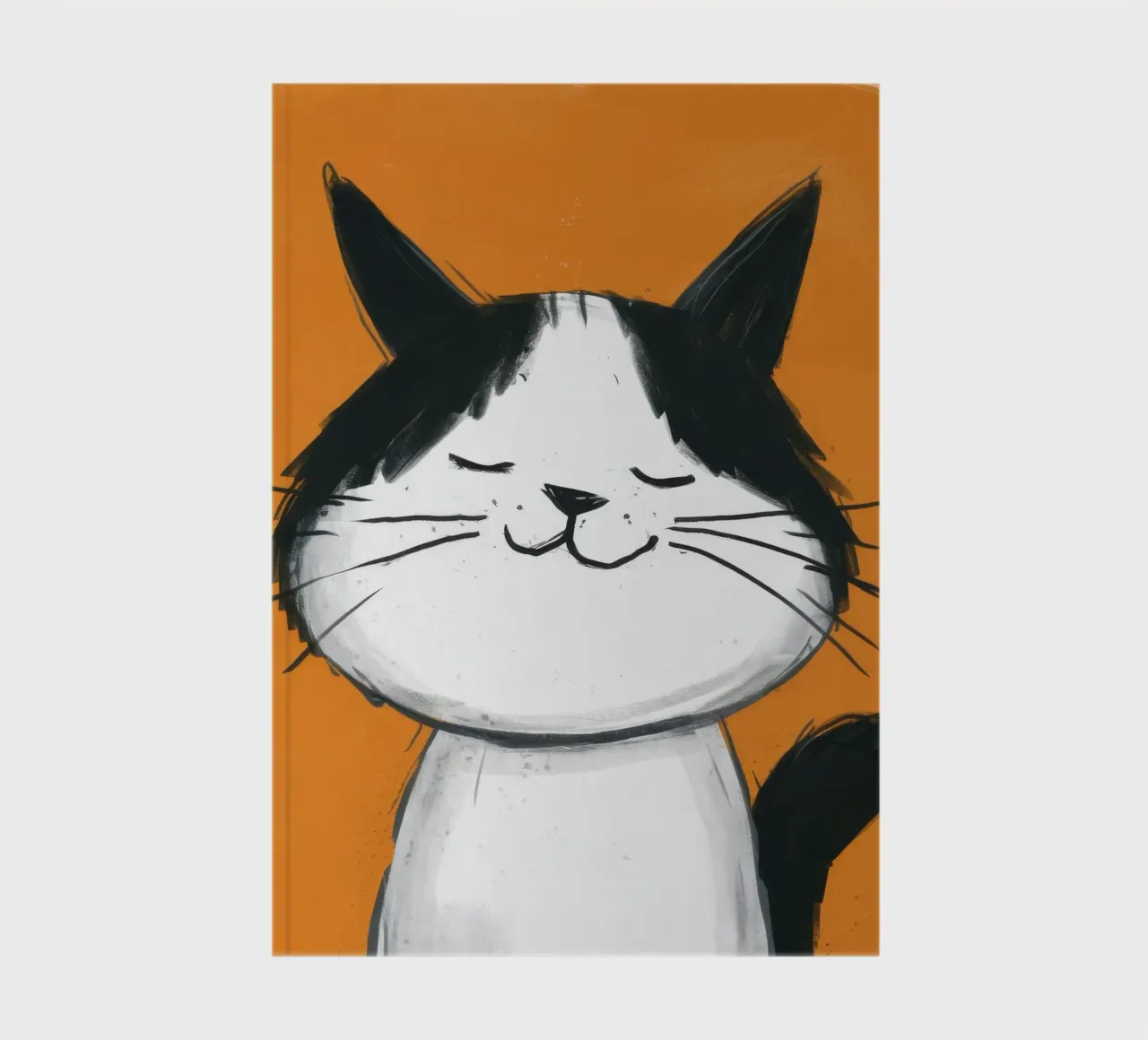 Joyful Tuxedo Grin notebook by FadeAura