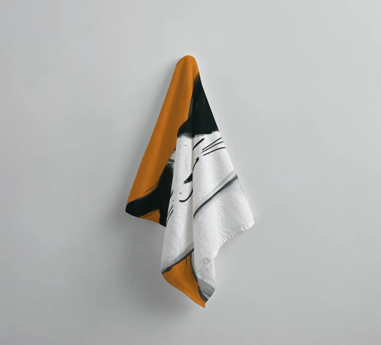 Joyful Tuxedo Grin towel by FadeAura