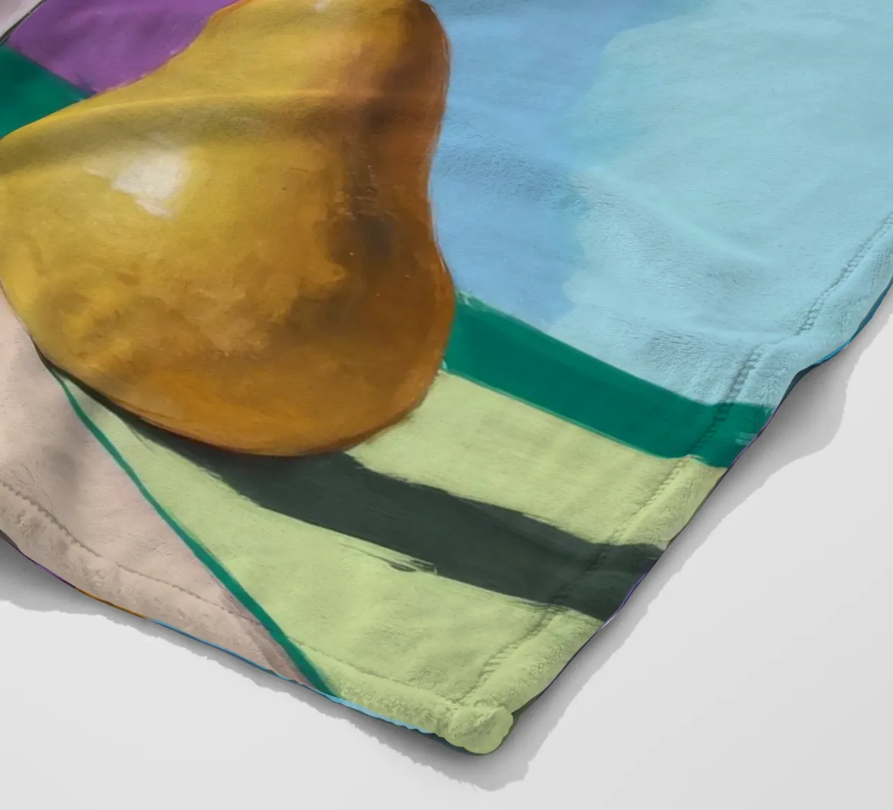 Striscia di pere e mele coperta in pile da Pan Denim