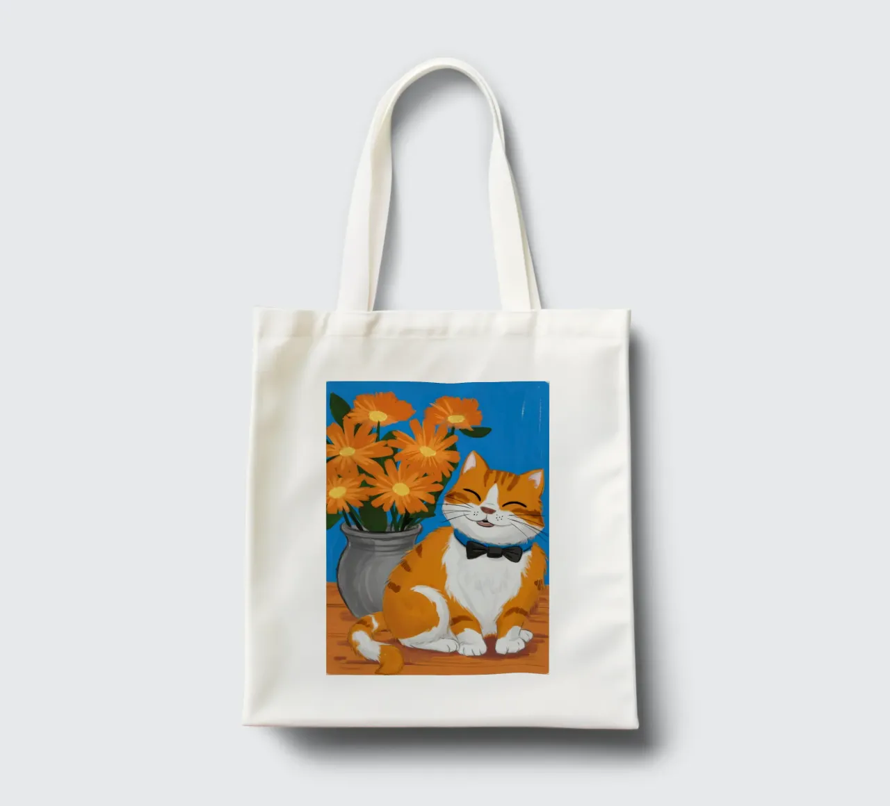 Orange Tabby Dandy Jutebeutel von FadeAura