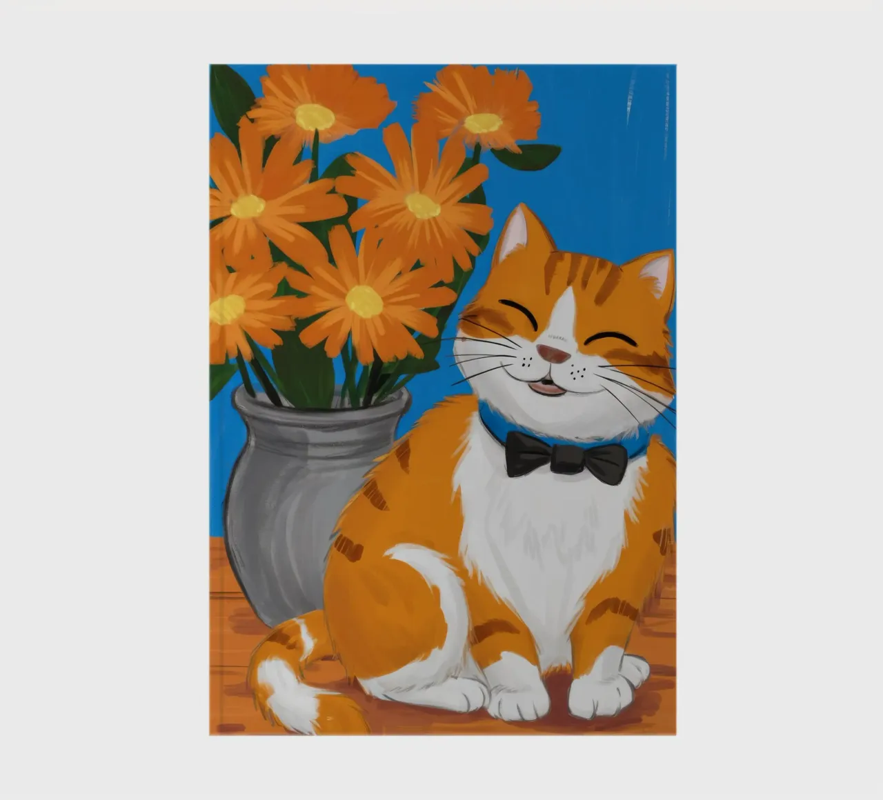 Orange Tabby Dandy notebook by FadeAura
