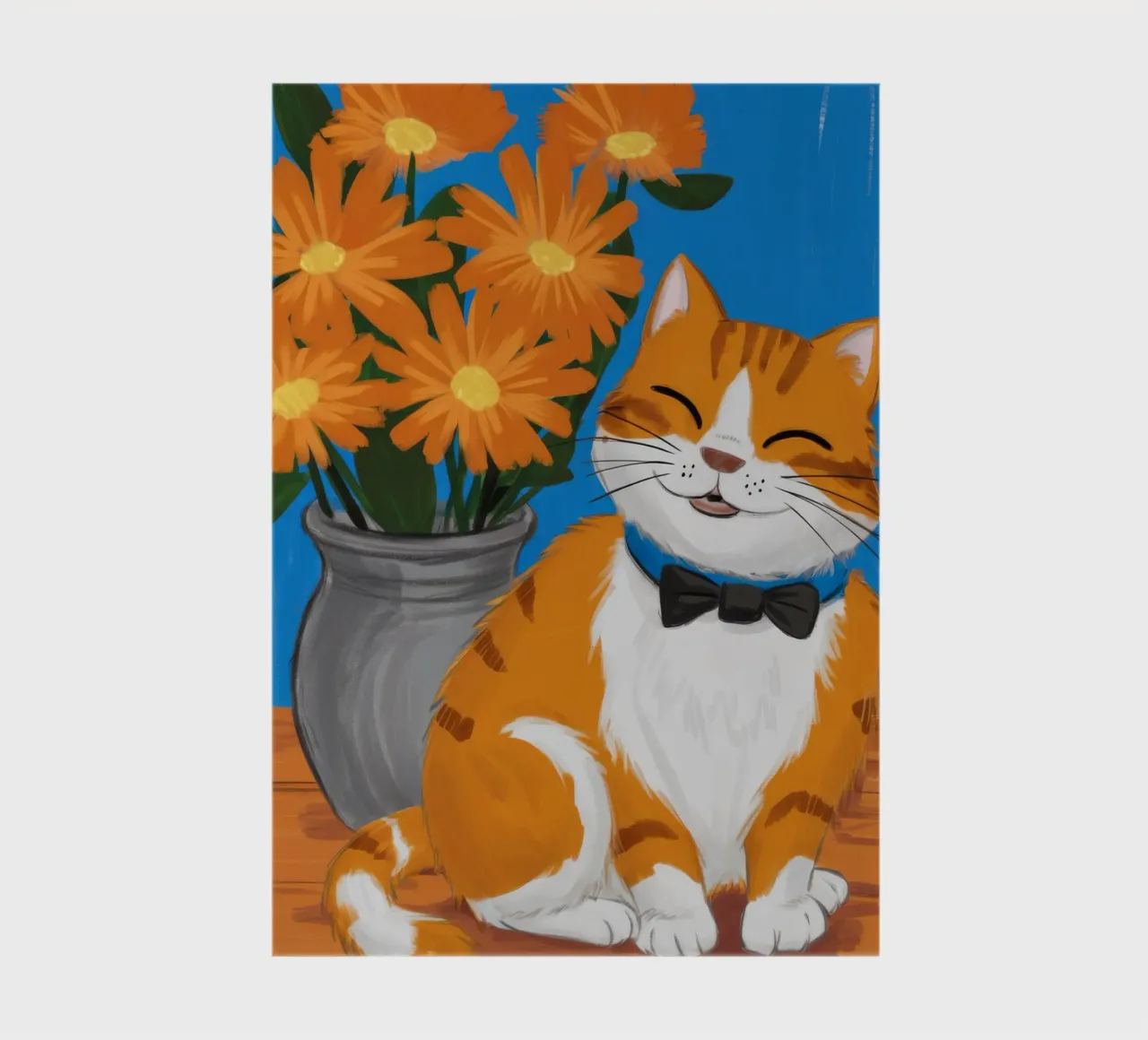 Orange Tabby Dandy notebook by FadeAura
