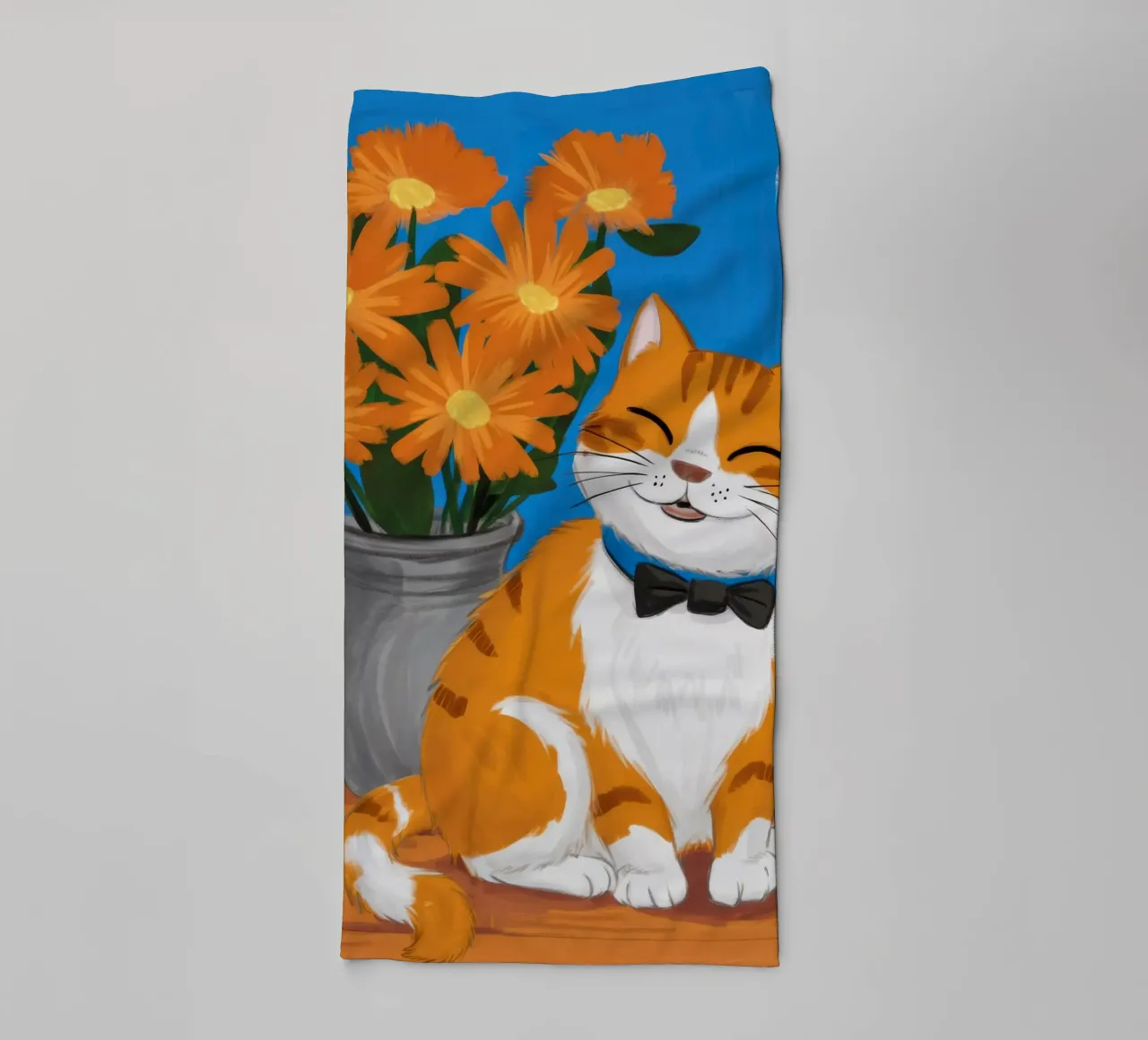 Soriano arancione Dandy asciugamano da bagno da FadeAura