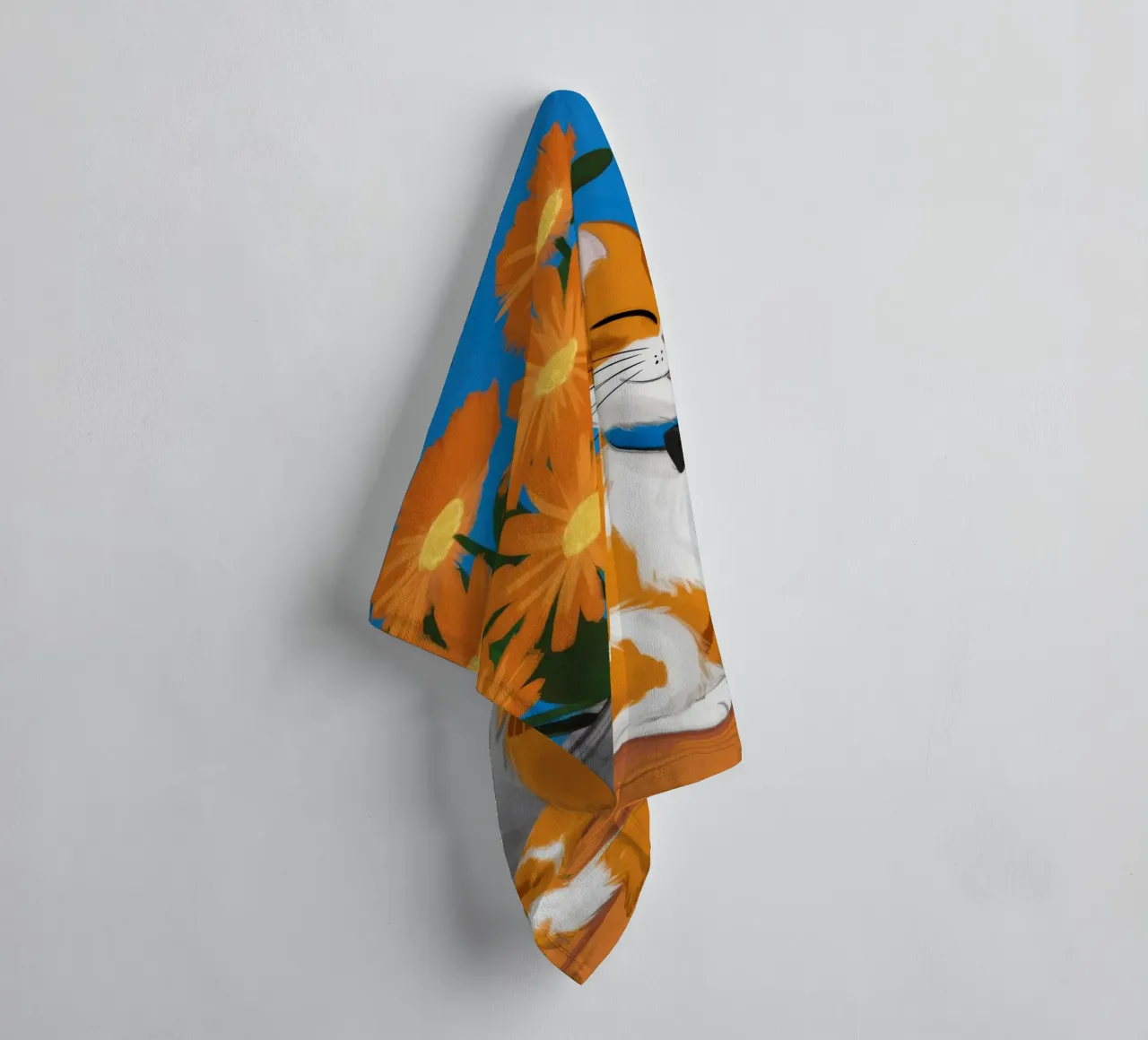Soriano arancione Dandy asciugamano da bagno da FadeAura