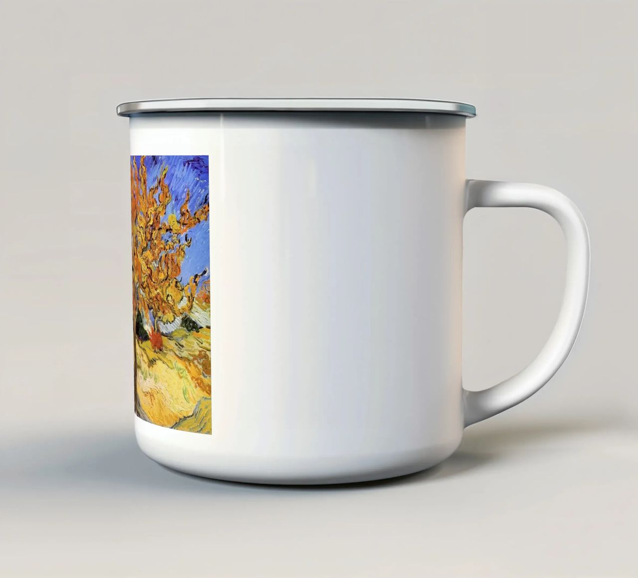 Il gelso - Vincent Van Gogh tazza in smalto da Sylviepaint