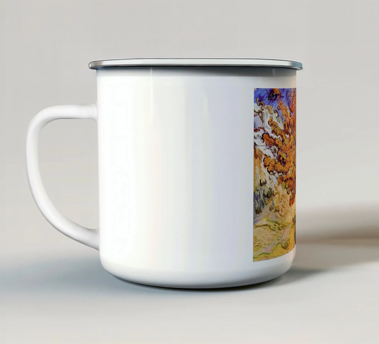 Il gelso - Vincent Van Gogh tazza in smalto da Sylviepaint