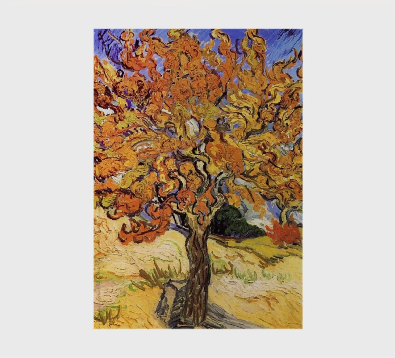Mulberry Tree - Vincent Van Gogh notebook by Sylviepaint