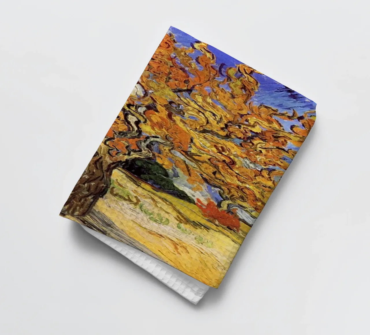 Mulberry Tree - Vincent Van Gogh tea towel by Sylviepaint