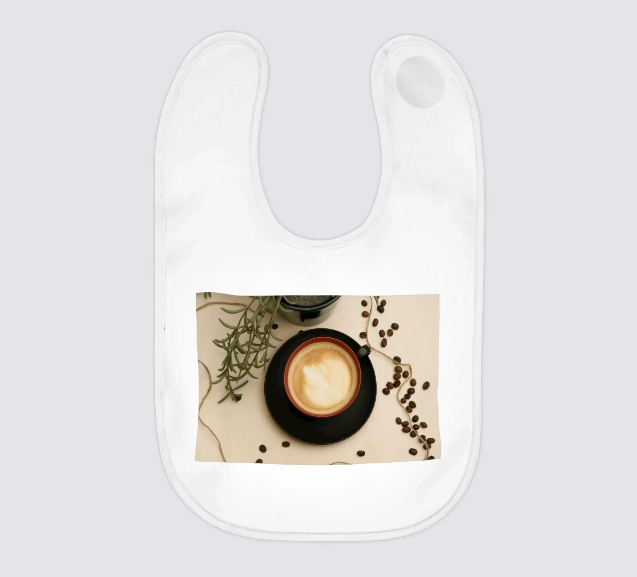 tazza di caffè latte art bavaglino da cofa home