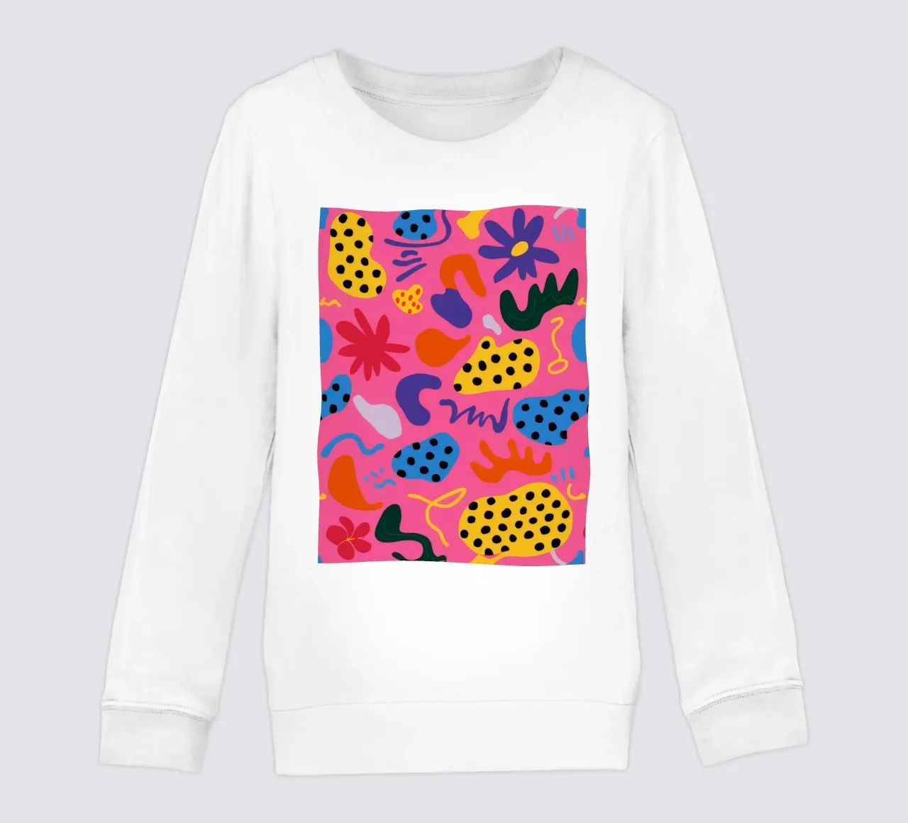 Rivolta astratta dei colori felpa bambino da Haven Fantasy