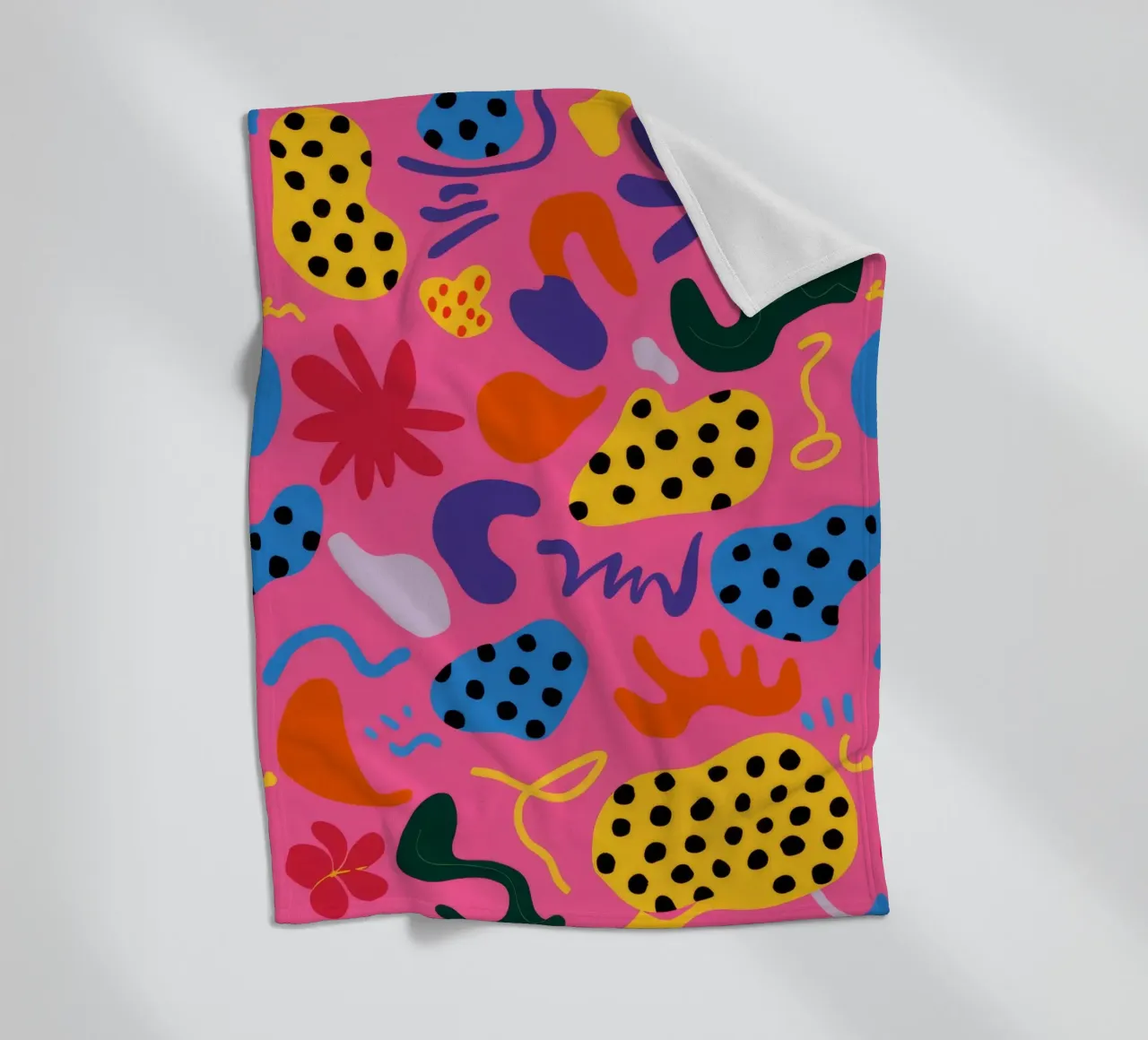 Abstracte kleurenoproer fleecedeken van Haven Fantasy