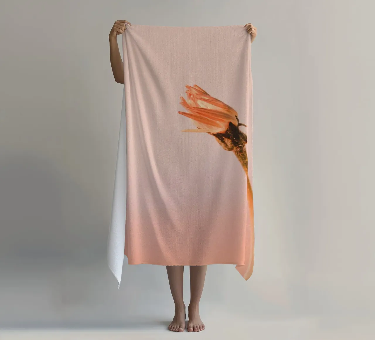 fiore soft focus telo mare da cofa home