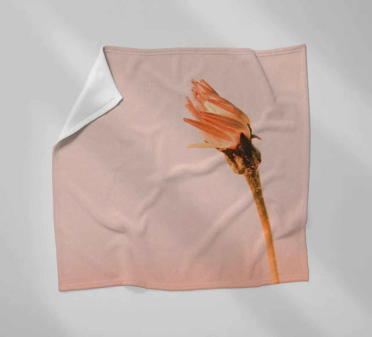 fiore soft focus coperta in pile da cofa home