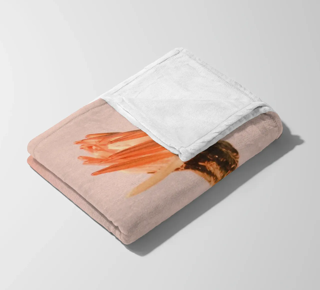 fiore soft focus coperta in pile da cofa home