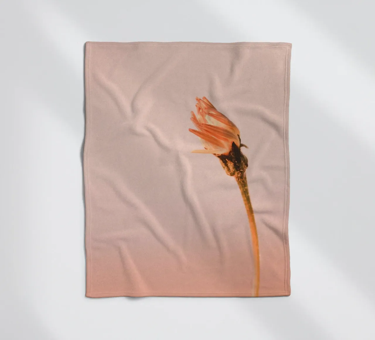 fiore soft focus coperta in pile da cofa home