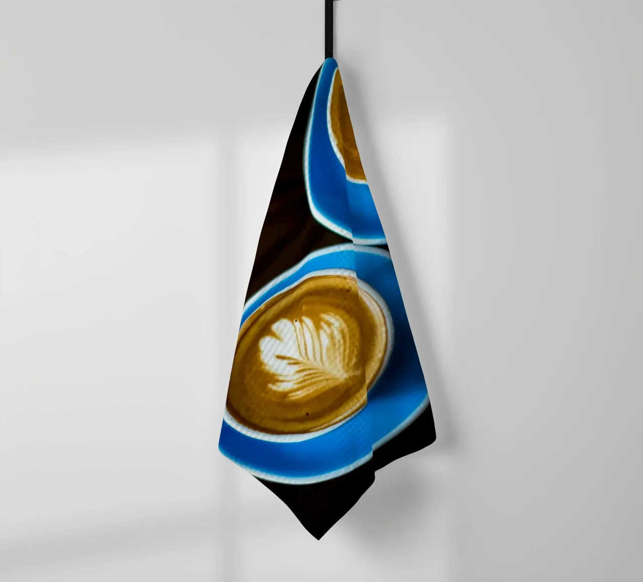 coppia di caffè latte art canovaccio da cucina da cofa home