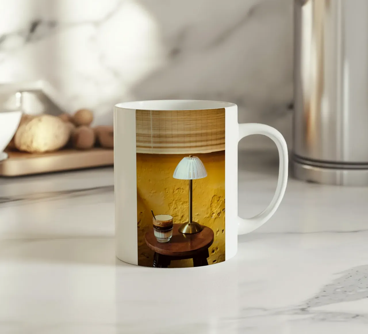 lampada d'arredo per interni tazza in ceramica da cofa home