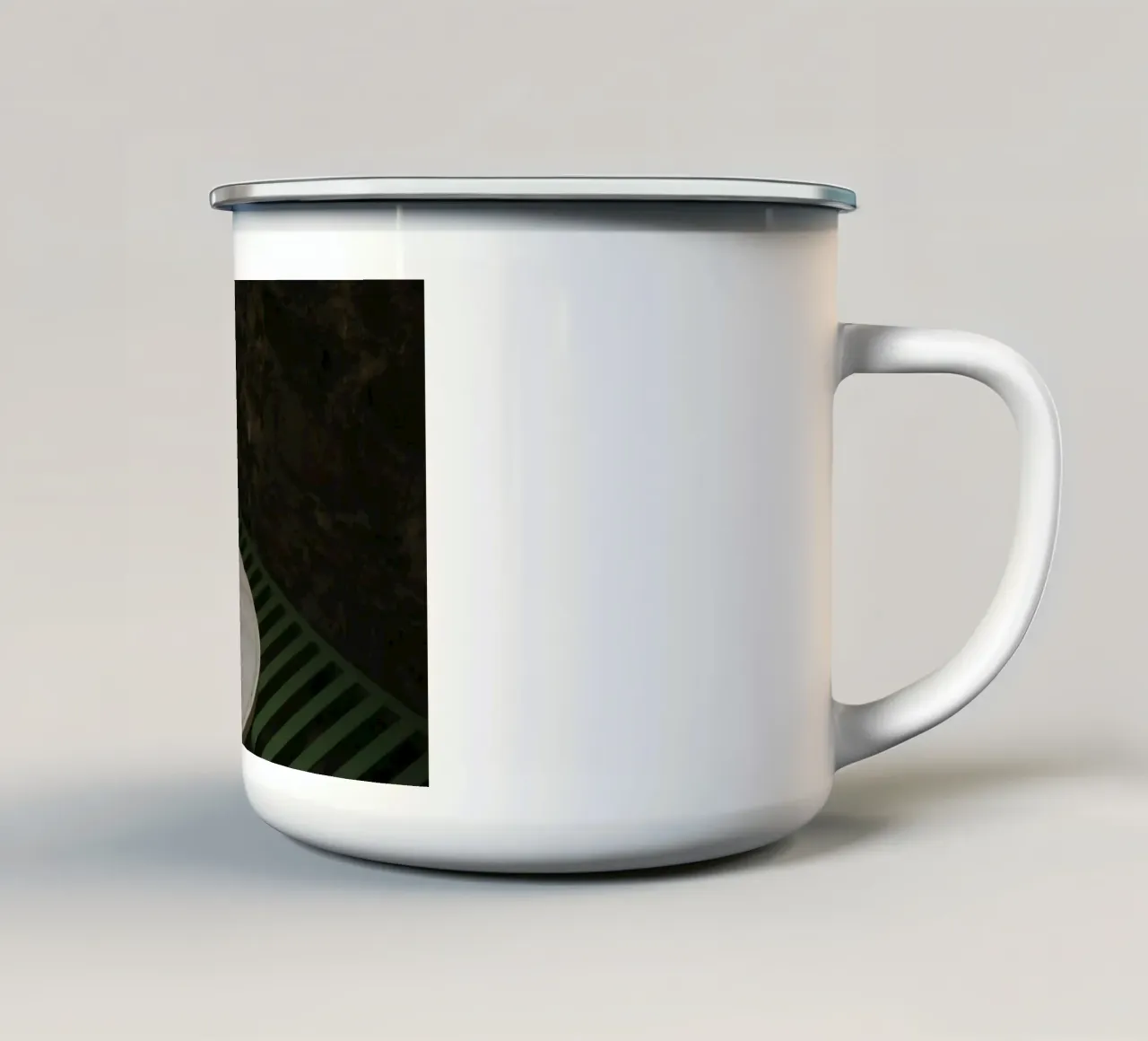 mesa de café de mármol taza de esmalte de cofa home