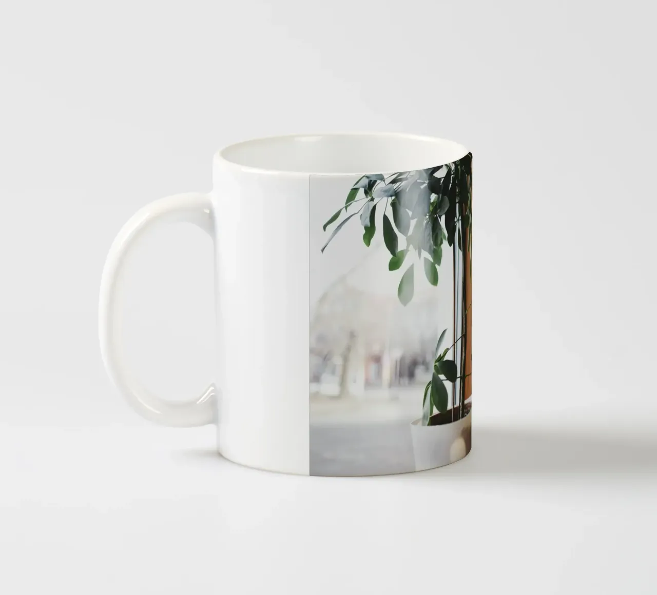 pianta in vaso in casa tazza in ceramica da cofa home