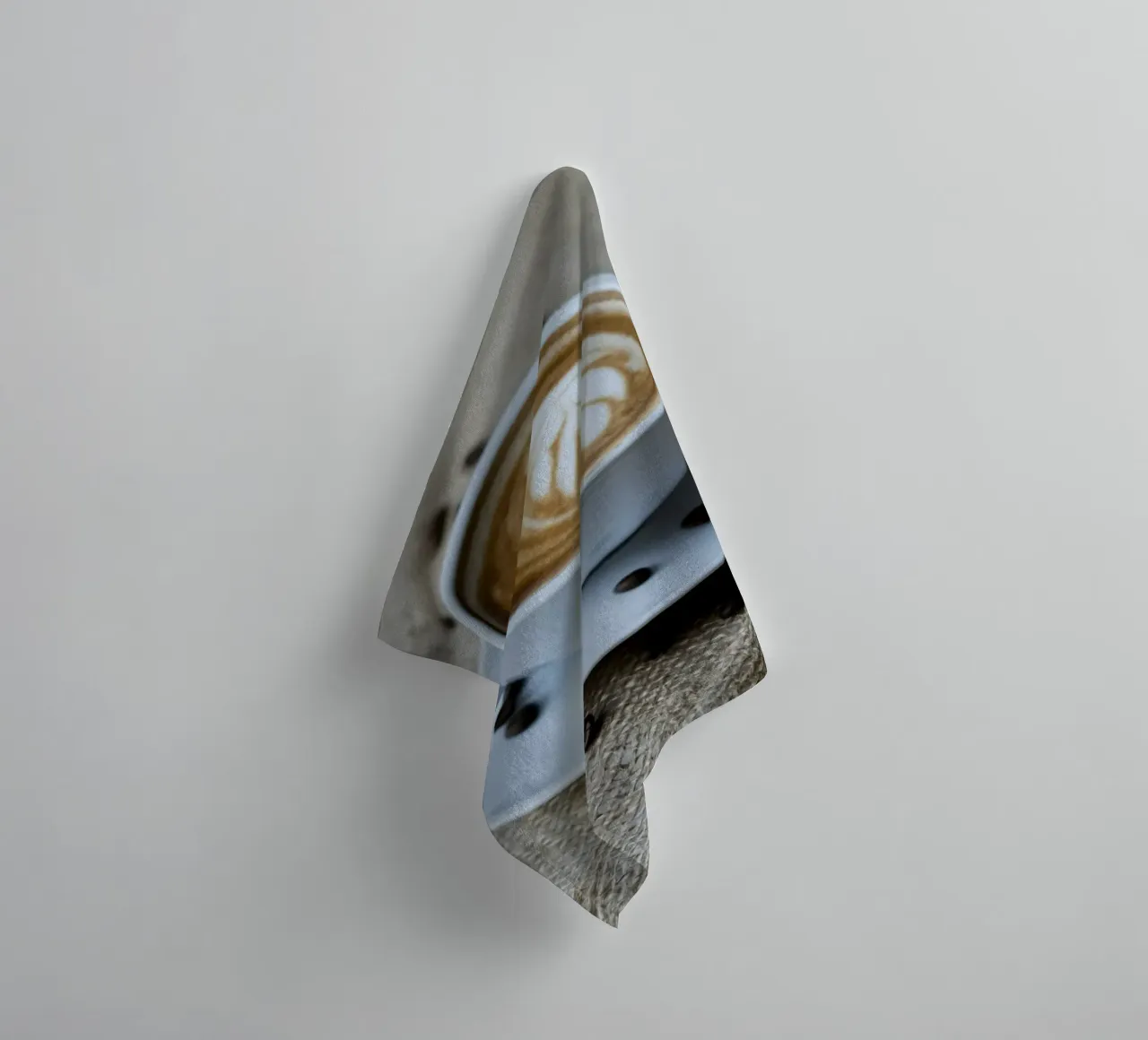 coffee shop foam towel by cofa home