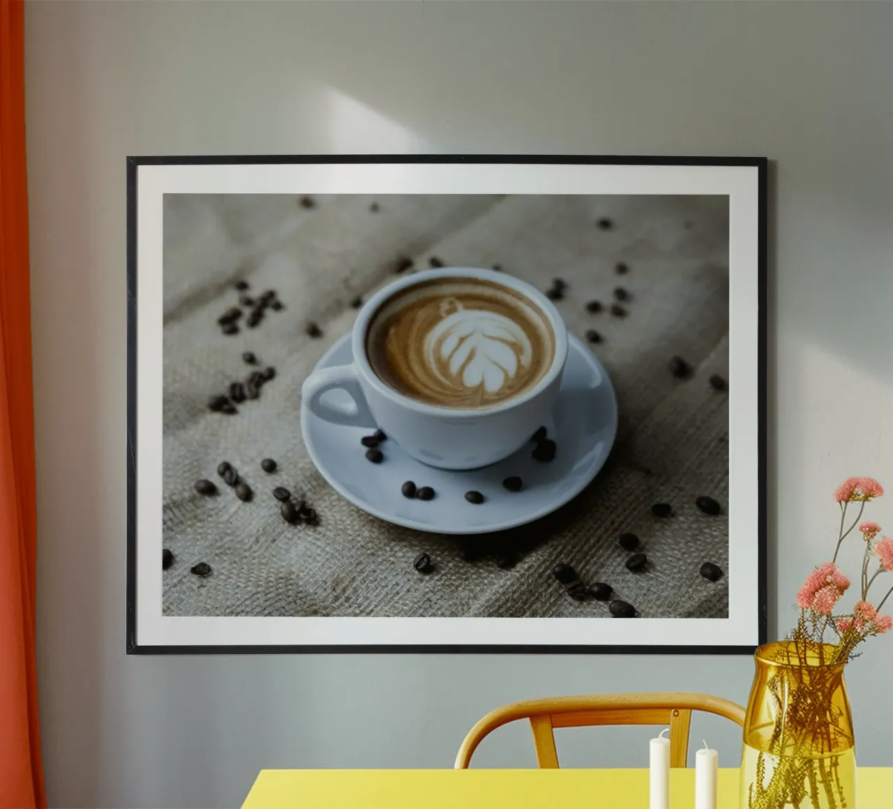 espuma de cafetería poster de cofa home