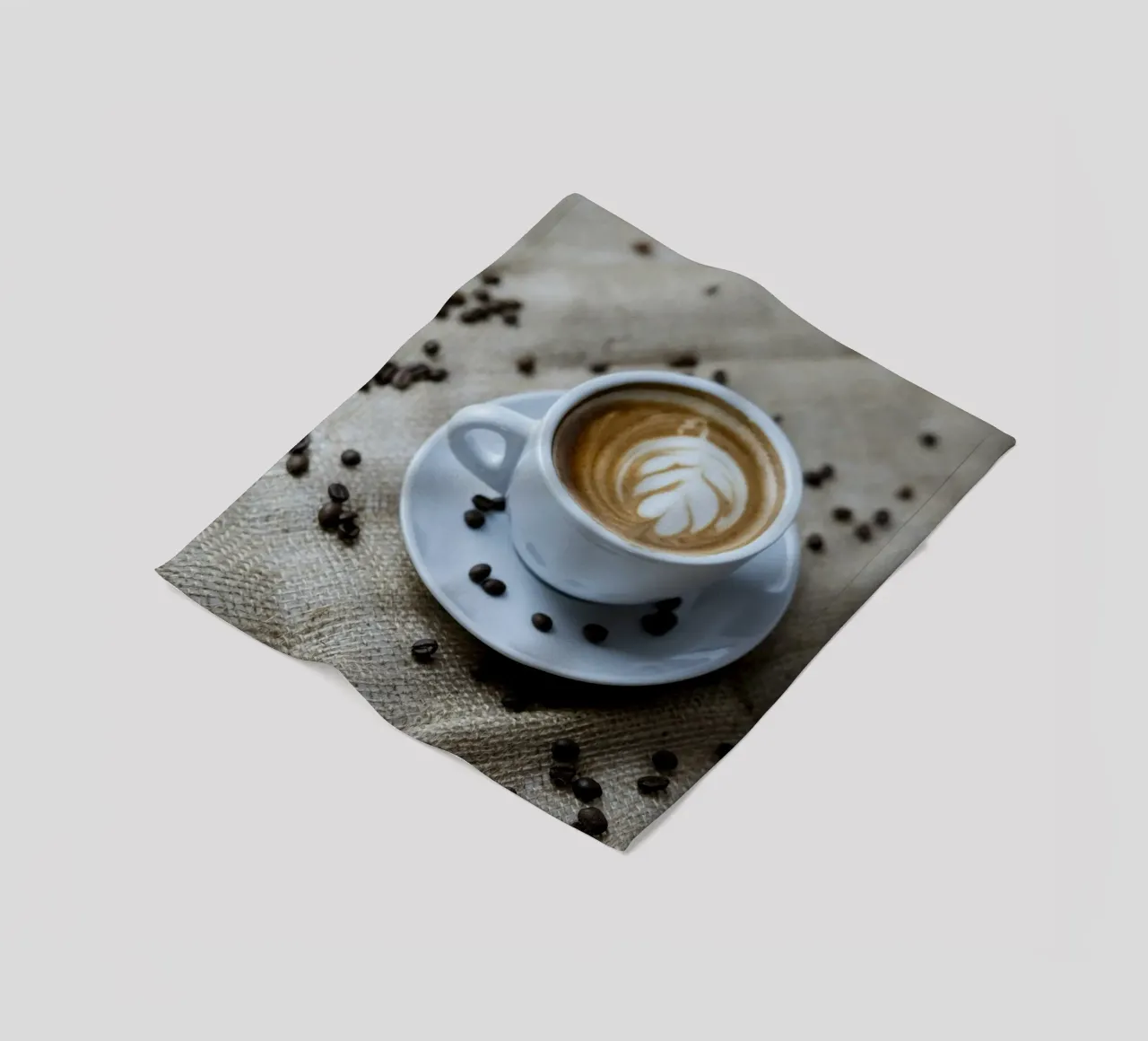 coffee shop foam fleece blanket by cofa home