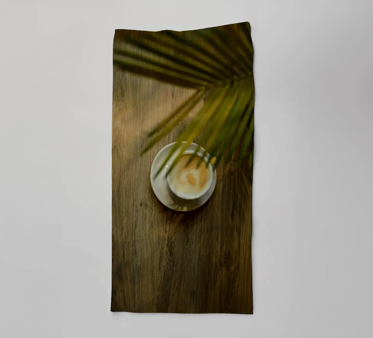 caffè latte art sotto licenza asciugamano da bagno da cofa home