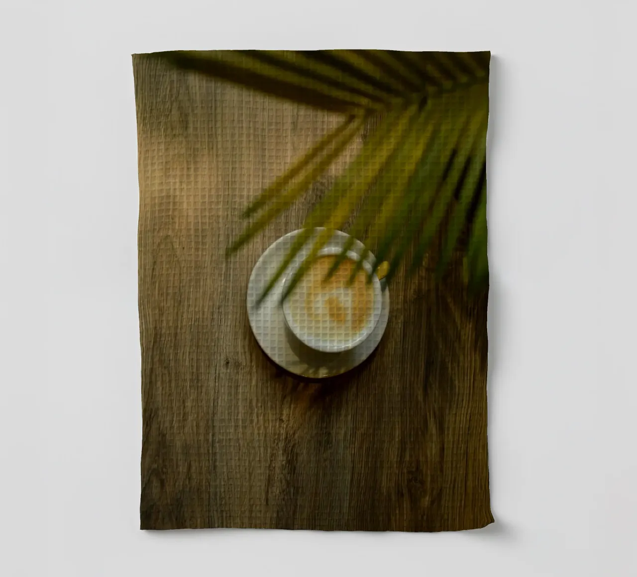 caffè latte art sotto licenza canovaccio da cucina da cofa home