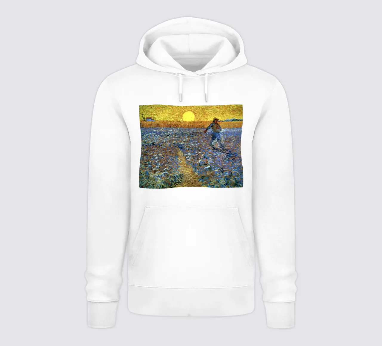 Il seminatore - Vincent van gogh felpa con cappuccio da Sylviepaint
